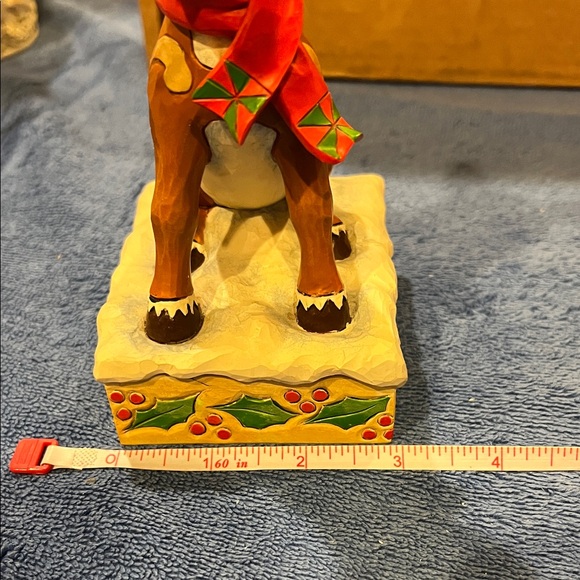 Jim Shore Rudolph Figurine with Light Up Nose